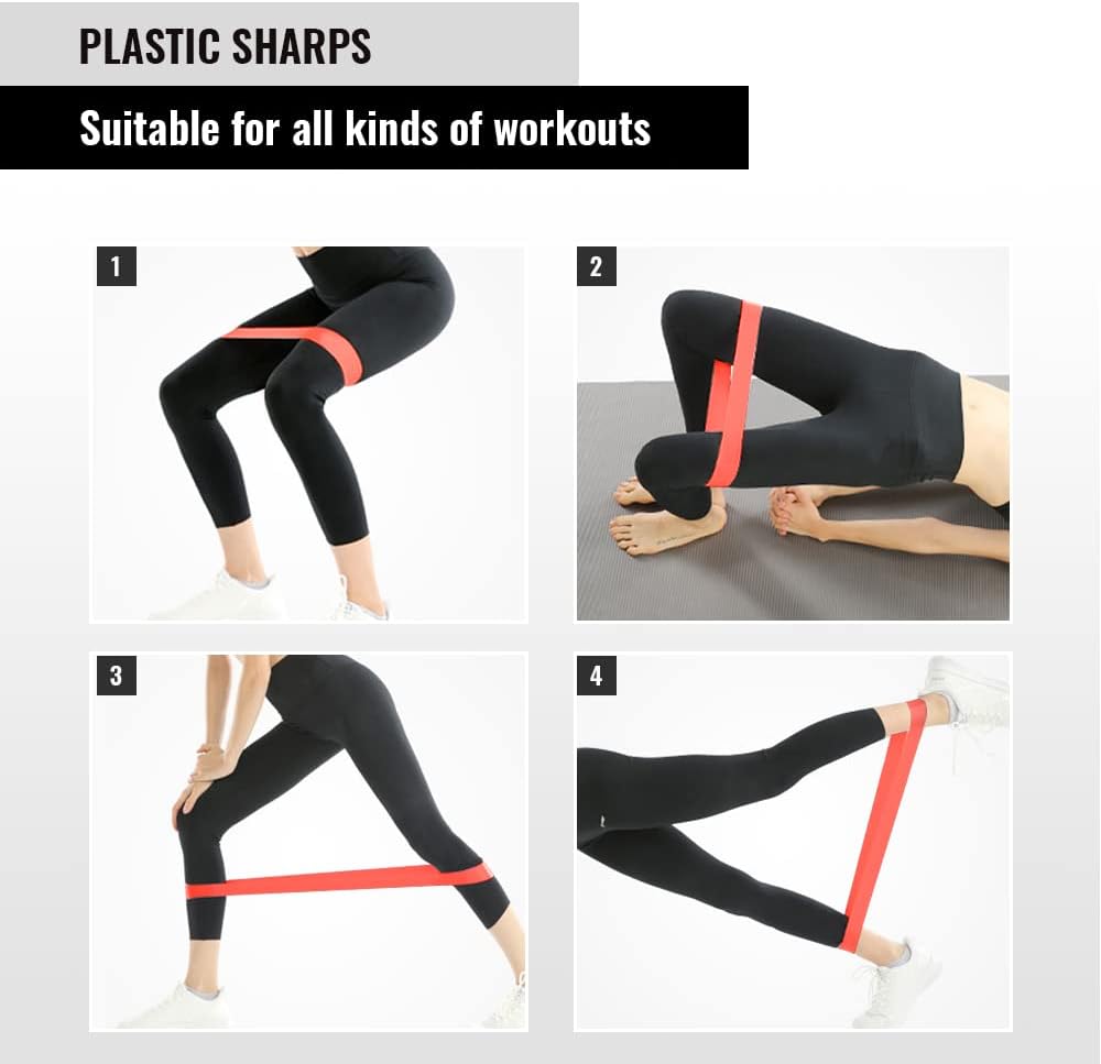 5Pcs Elastic Resistance Band Set for sports exercises - 5Pcs Elastic Resistance Band Set for sports exercises