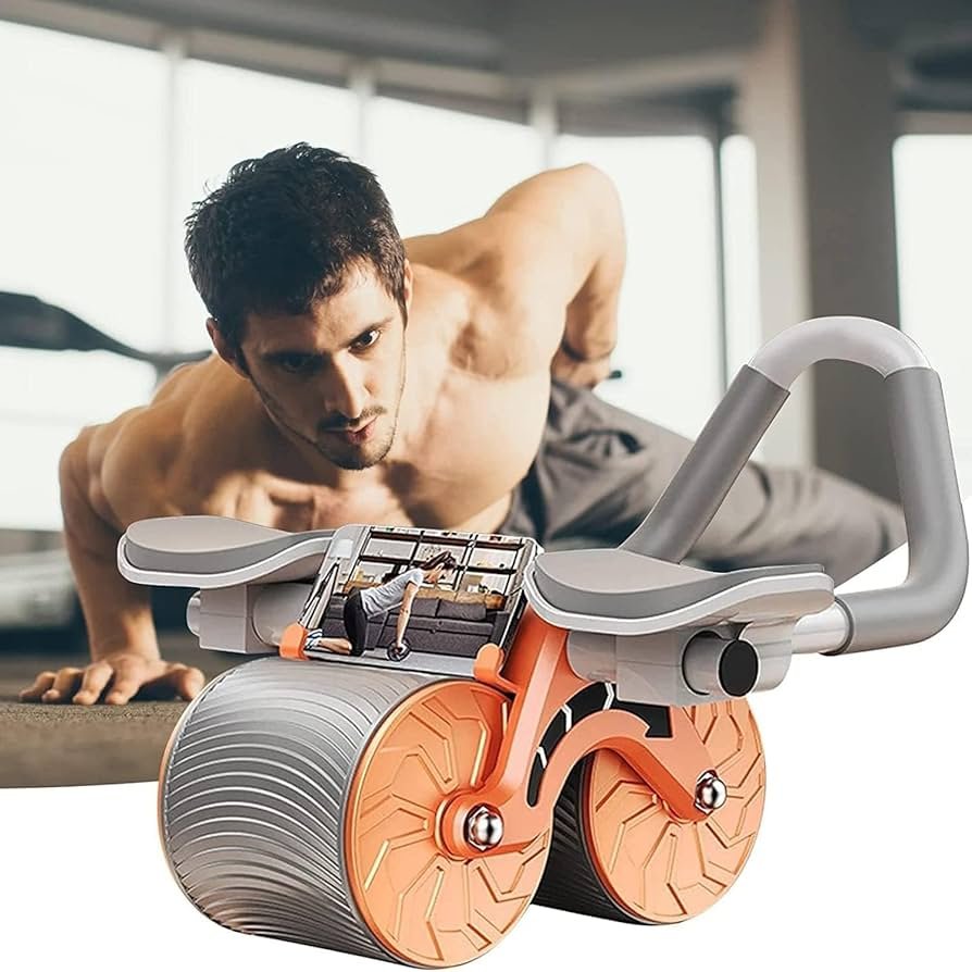 Roue abdominale auto-rebond ORANGE