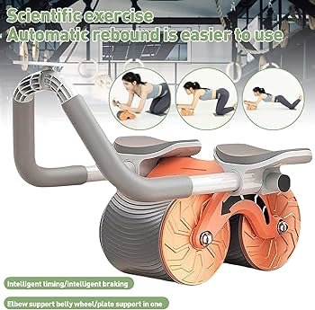 Roue abdominale auto-rebond ORANGE