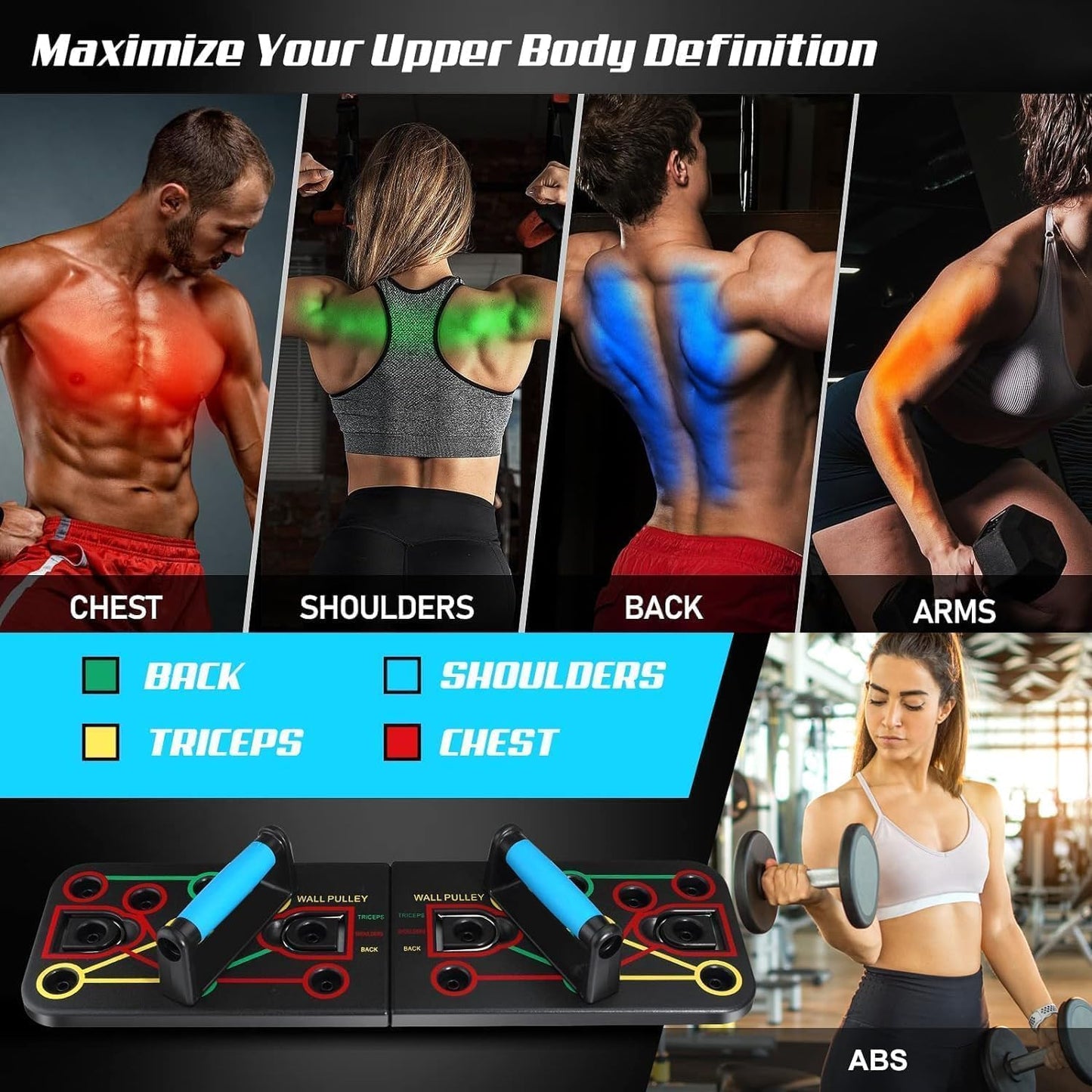 Planche de pompes SportQ Push Up Board