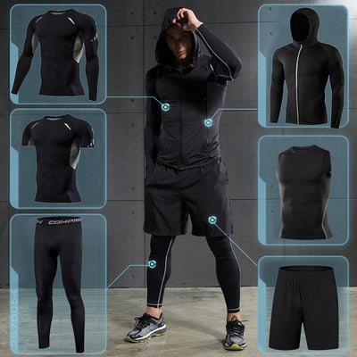 طقم رياضي رجالي Ensemble Sport Homme 6 Pièces – Lazize Sport