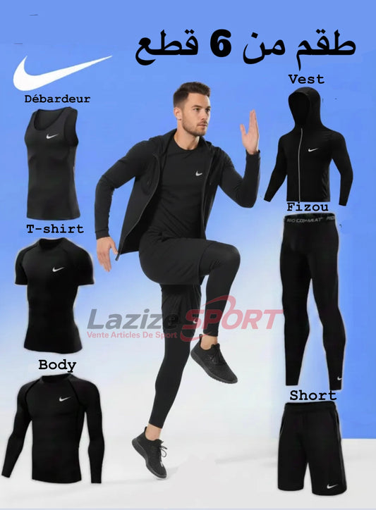 طقم رياضي رجالي Ensemble Sport Homme 6 Pièces – Lazize Sport